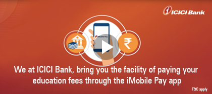 Pay Education fees online using iMobile