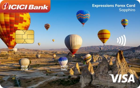 Expressions Sapphiro Forex Card banner image